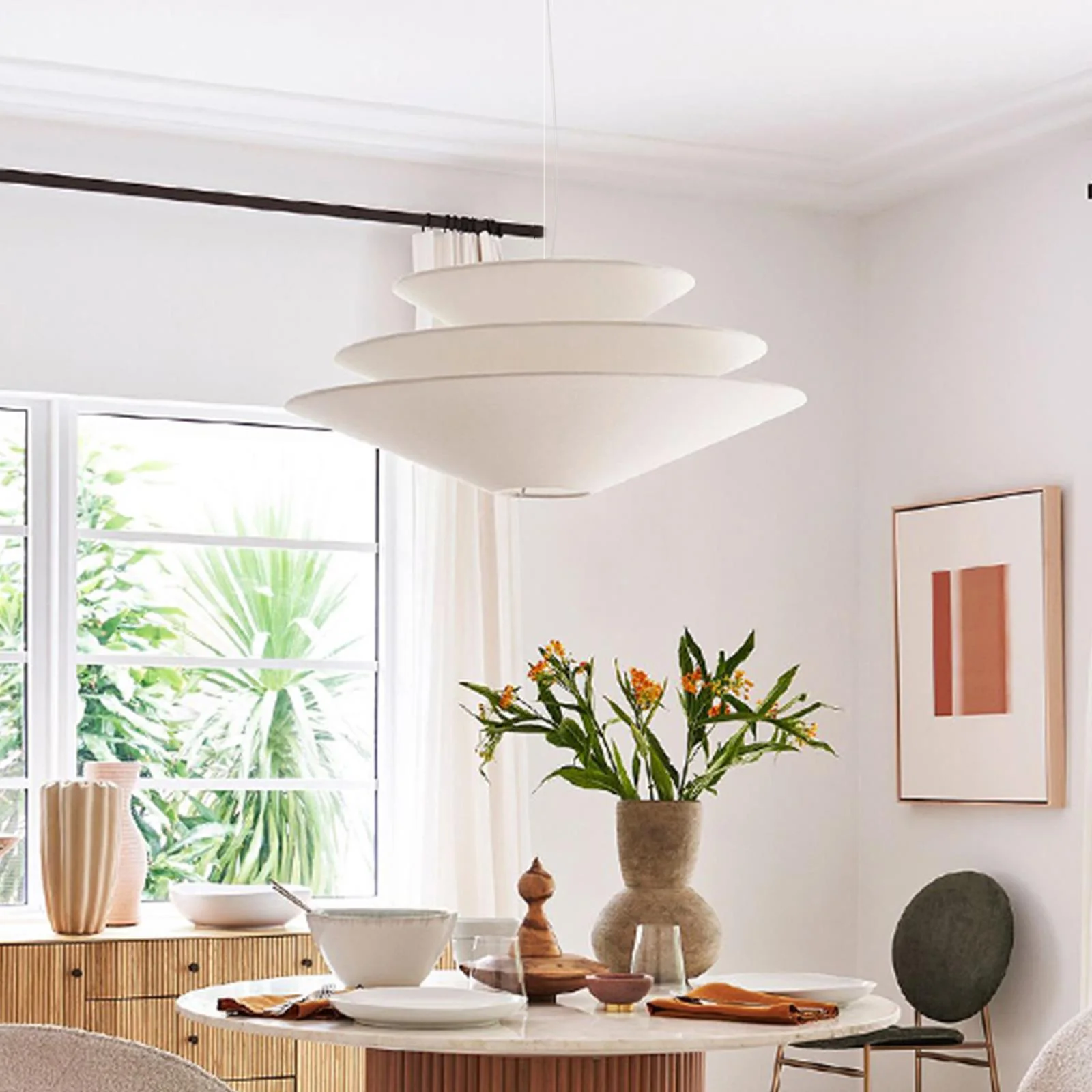 

Nordic Creative Umbrella Fabric Led Pendant Lights Living Room Bedroom E27 Chandeliers Dining Table Light Lighting Bar Cafe Lamp