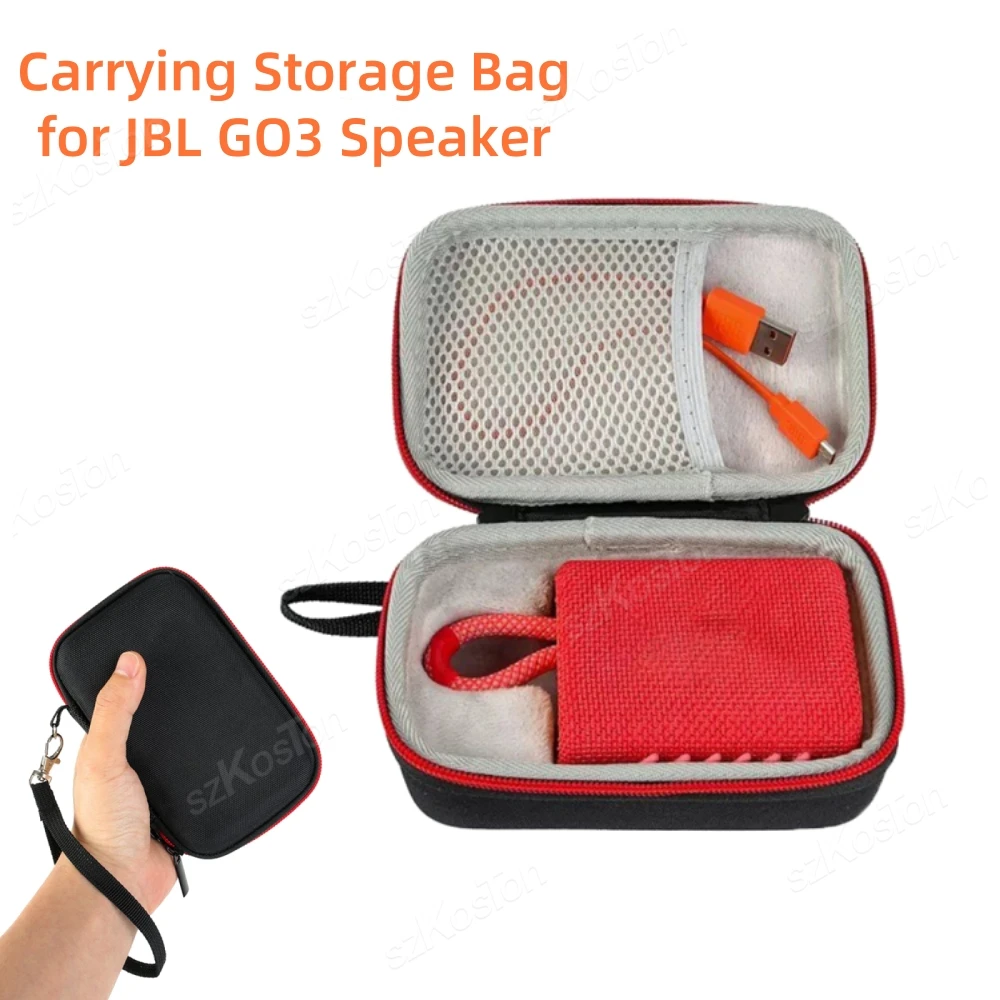 Portable Hard EVA Travel Case Storage Bag for JBL GO3 GO 3 Carrying Box Speaker Case Shockproof Waterproof Protective Cover