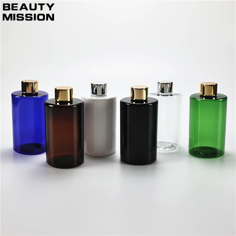 

Multicolor 250ML X 25 Empty Chunky Plastic Bottle Aluminum Screw Cap Liquid Medicine Cosmetics Container Toner PET Containers