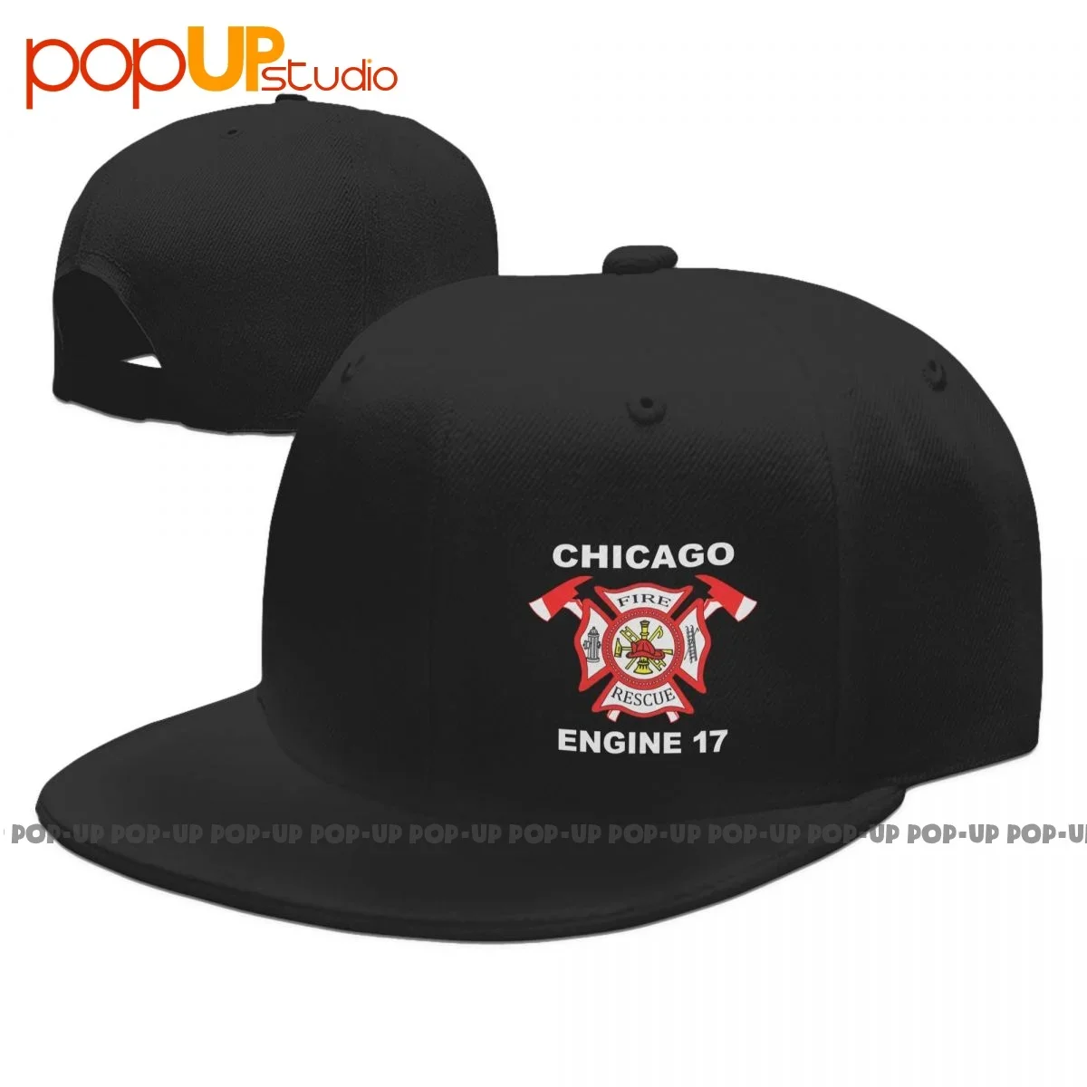 

Sports Chicago Firefighter Fire Department P-335 Snapback Cap Hip Hop Adjustable Baseball Caps