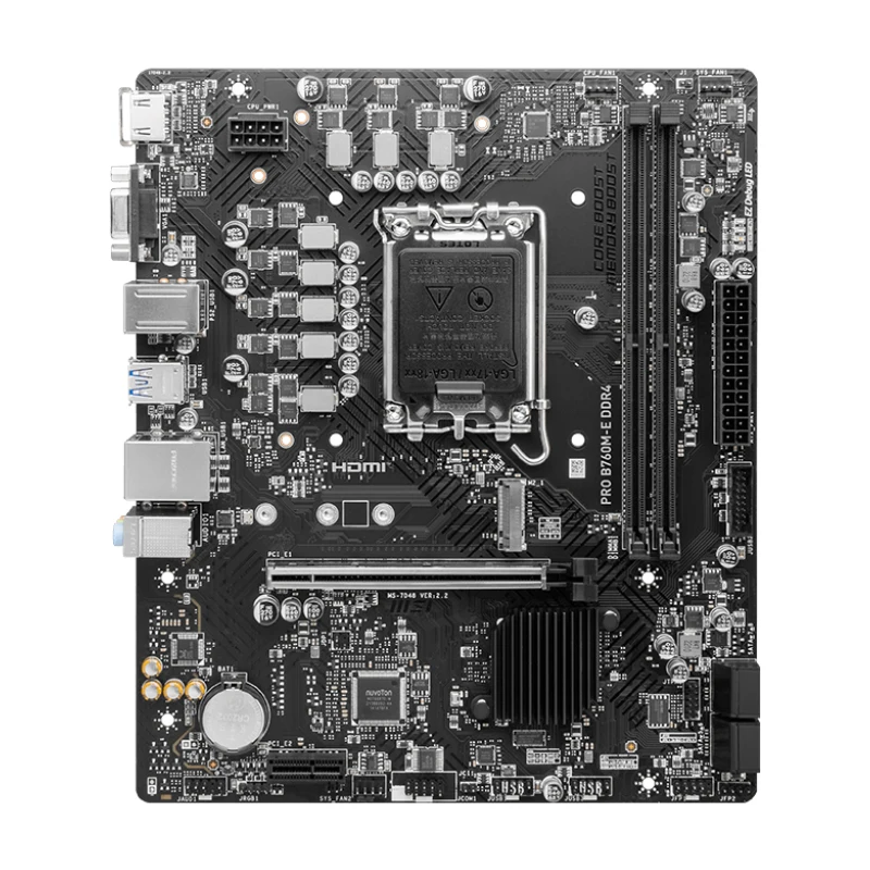 NEW LGA 1700 Motherboard MSI B760M-E DDR4 Intel B760 Mainboard DDR4 Support Intel 12th 13th Gen i3 i5 i7 i9 CPU Processor