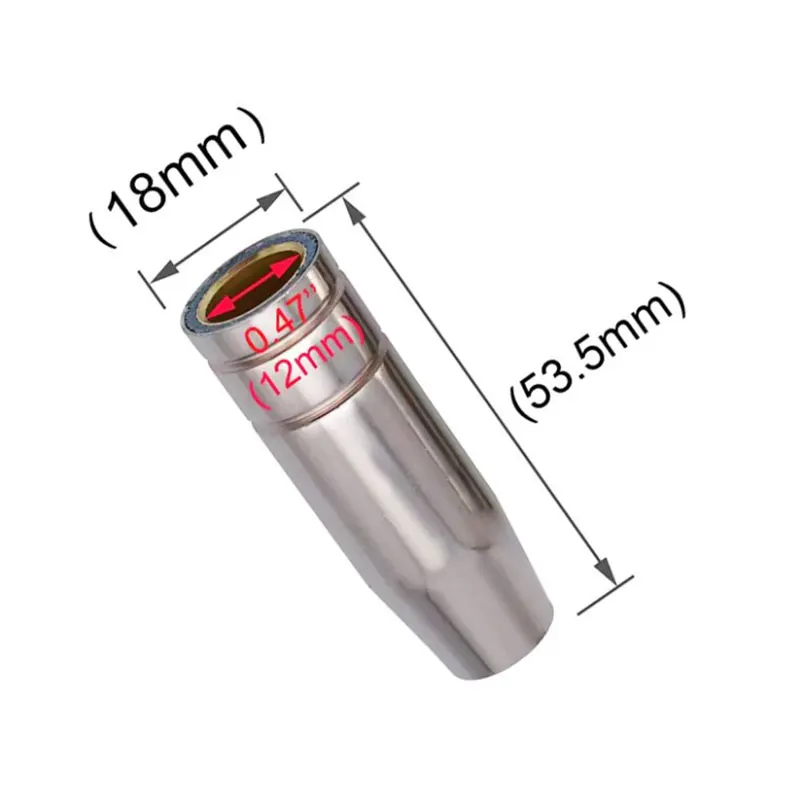 Gasmondstuk Euro Stijl Mig Laspistool Tip Mondstuk Schild Cup Voor Mb 14ak 15ak Mig