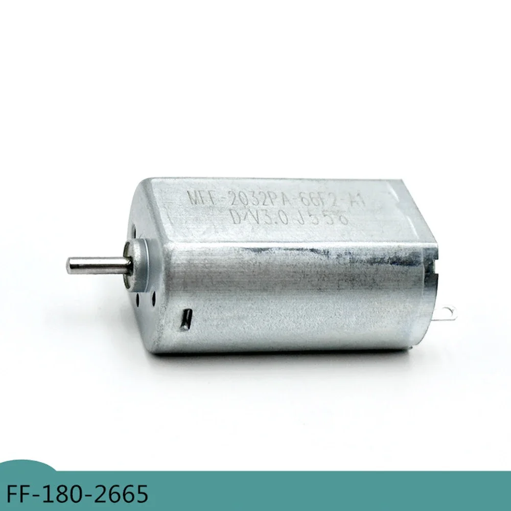 Mini FF-180-2665/42 DC Motor High Speed Strong Magnetic 180 DC Motor DC 3V 3.7V 6V 7000-13500RPM Toy Car Electric Machine