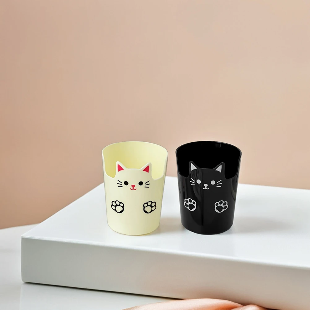 

3 Pcs Cat Pen Holder Cute Stand Organizer Pencil for Women Desk Cup Kids Organizers