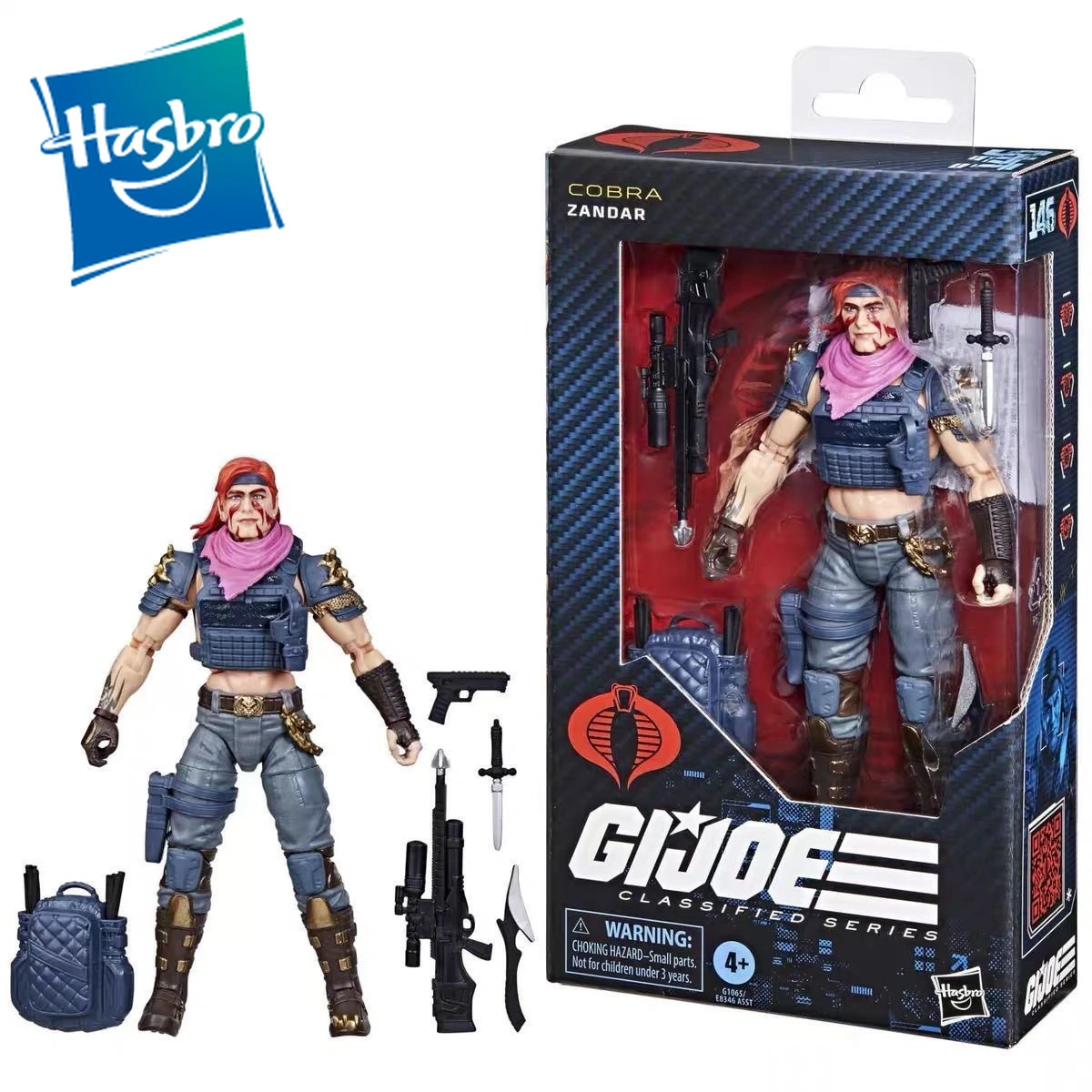 

In Stock Original Hasbro G.I. Joe Classified Series Cobar Zandar 6 Inch Anime Figure Action Figure Model Collection Hobby Toys