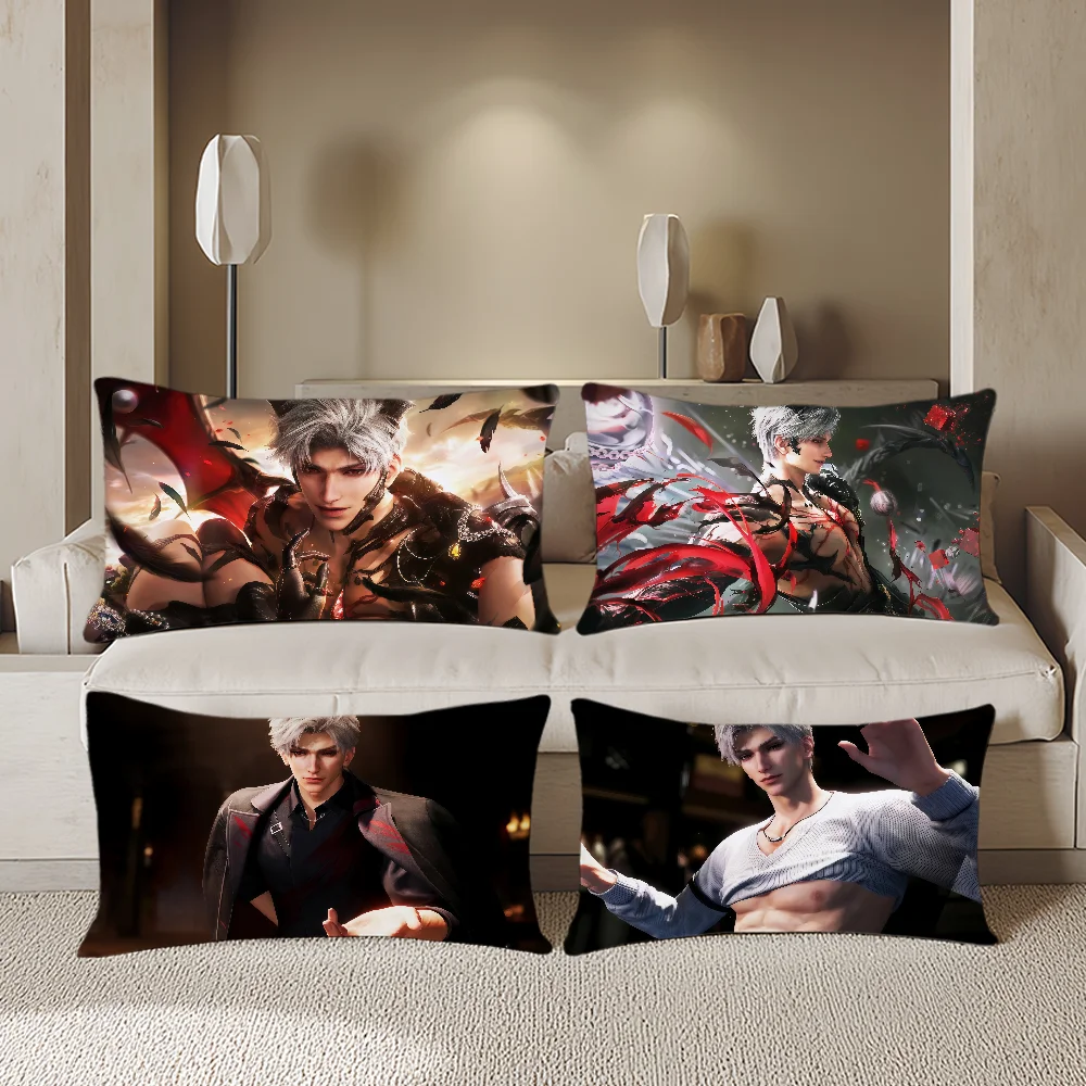 GAME Love and Deepspace Sylus Rectangle Pillow Cover Home Sofa living Room Office Coffee Shop hogar Decoration Pillowcase