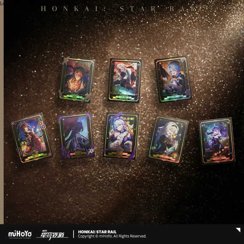 

2026 Anime Honkai: Star Rail Penacony Harmonic Celebration Invitation Letter Set Robin Black Swan Sparkle Character Card MiHoYo