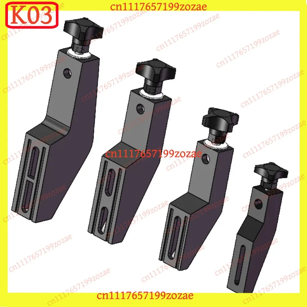 K03 Plastic Guardrail Bracket Reinforced Nylon Line Fixing Clamp for Conveyor, Replacement Parts