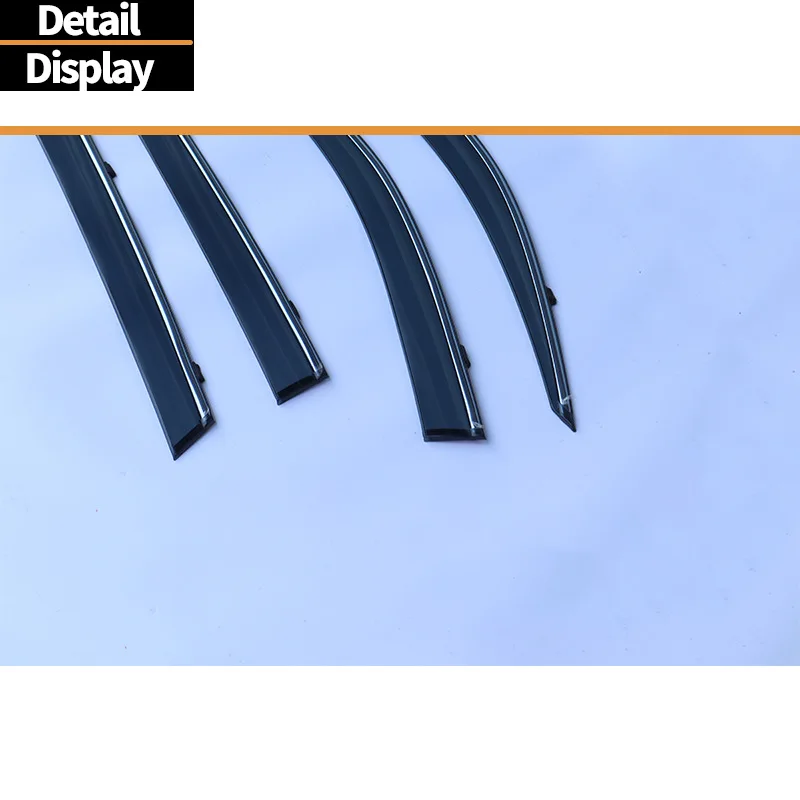 Suitable for Volkswagen Touareg rain shield, side window sun visor, Window visors Wind & Rain Deflectors No-Drill Design