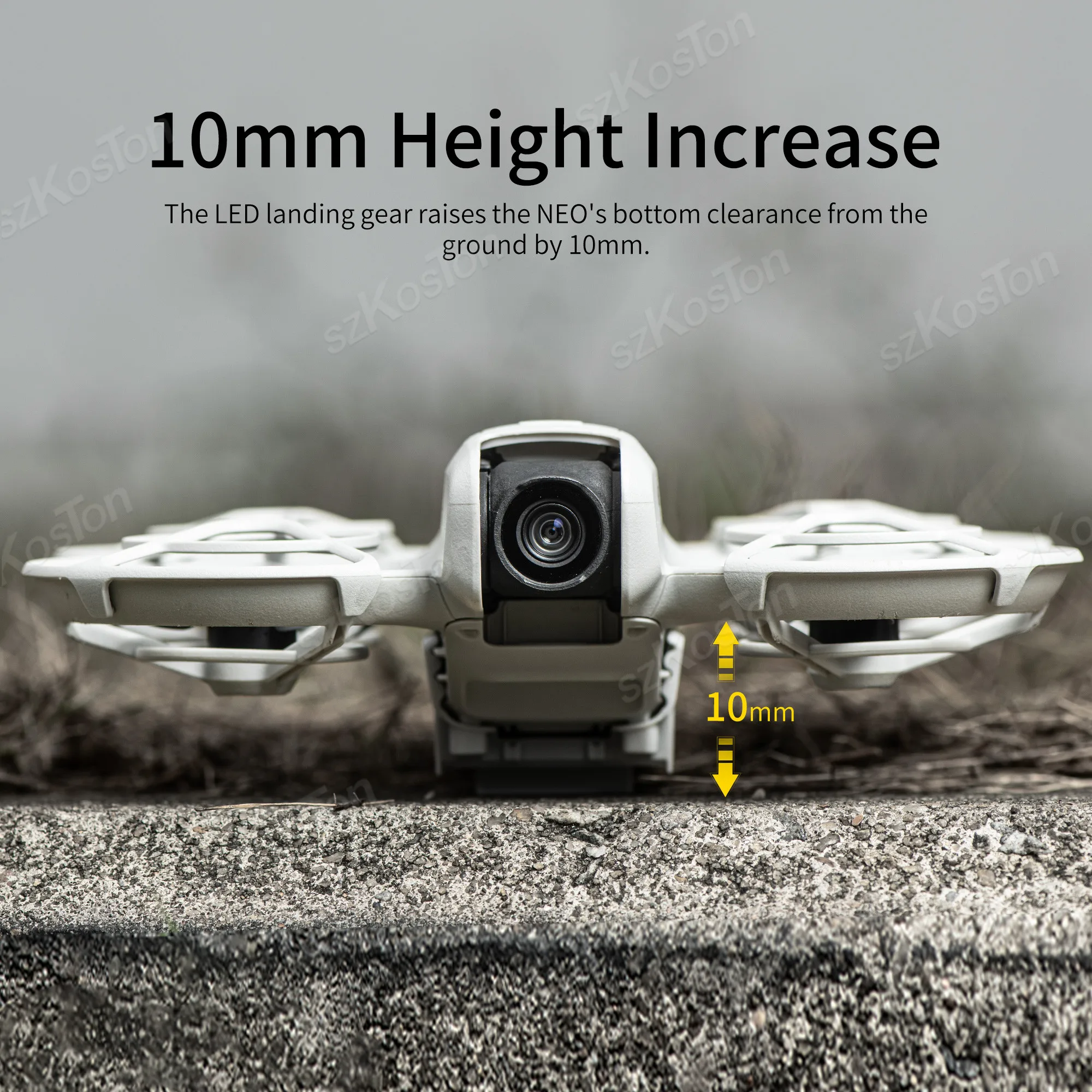 For DJI NEO Drone Landing Gear Night Light Luminous Tripod Snap Design Built-in Battery Rechargeable Lamp For DJI Neo