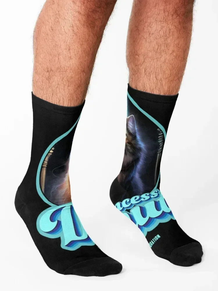 Princess Donut (For Black Shirts) Socks Novelties funny gifts Children's japanese fashion Socks Female Men's