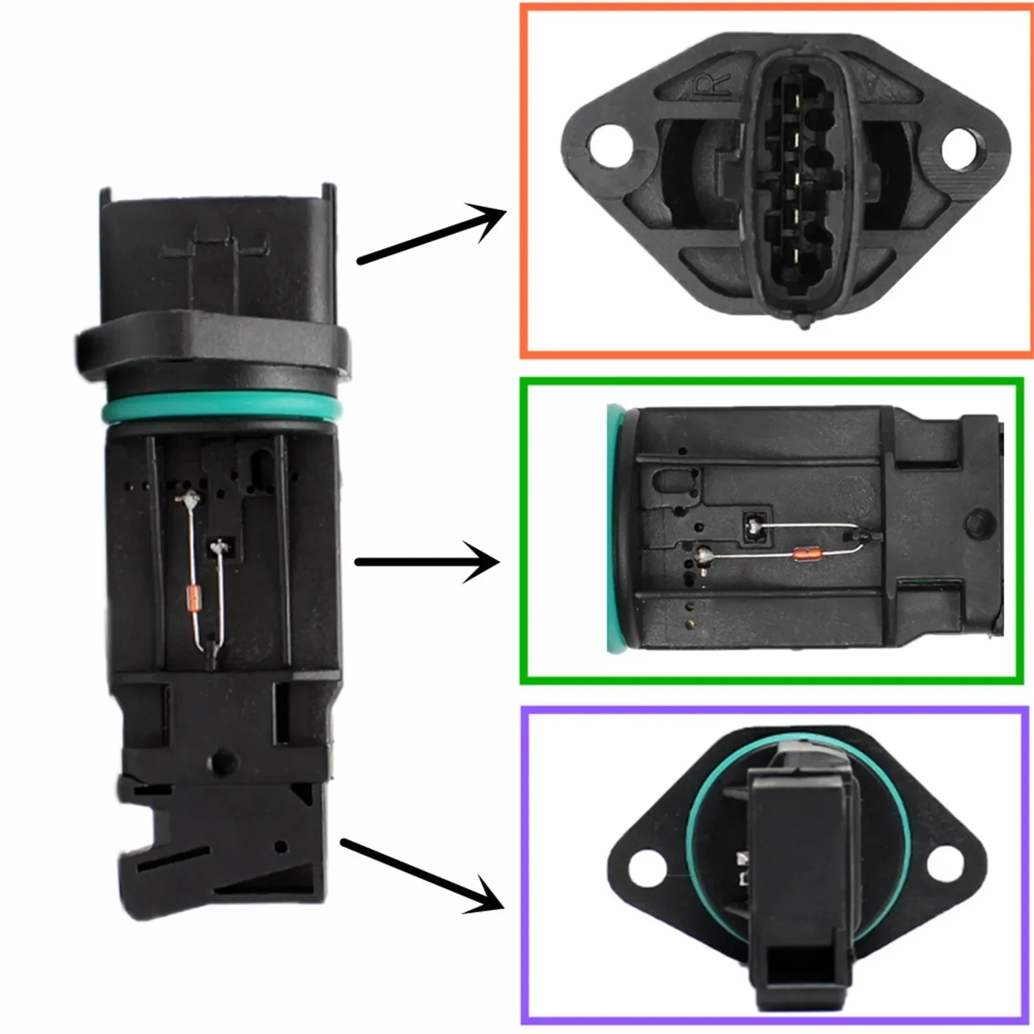 

High quality New Air Flow MAF Meter Sensor For Lada KALINA Priora Niva Chevrolet 0280218116 F00C2G2064 2002-2015 FREE SHIPPING!!