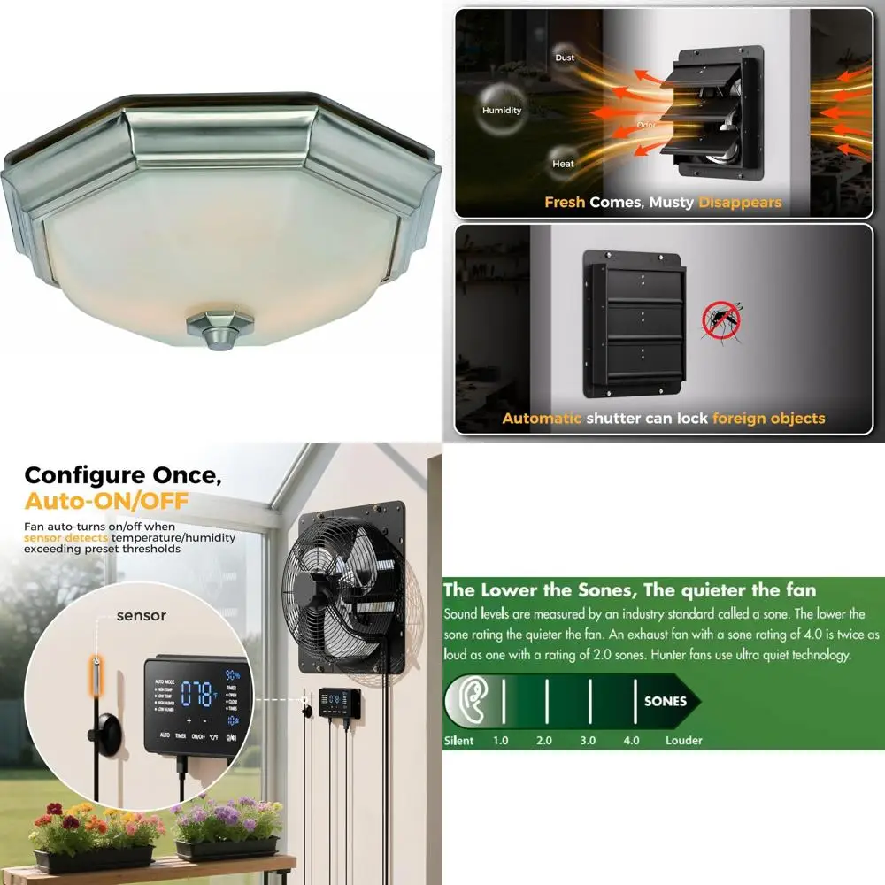 تتضمن ضوء LED مروحة عادم الحمام المزخرفة بالنيكل المصقول مع تهوية، طراز هانتلي الحديث