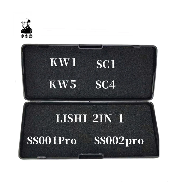 LISHI 2 IN 1 SC4 SC1 KW5 KW1 SS002 PRO SS001 R52 R52L M1MS2 أداة اختيار وفك التشفير لمفتاح السيارة التلقائي
