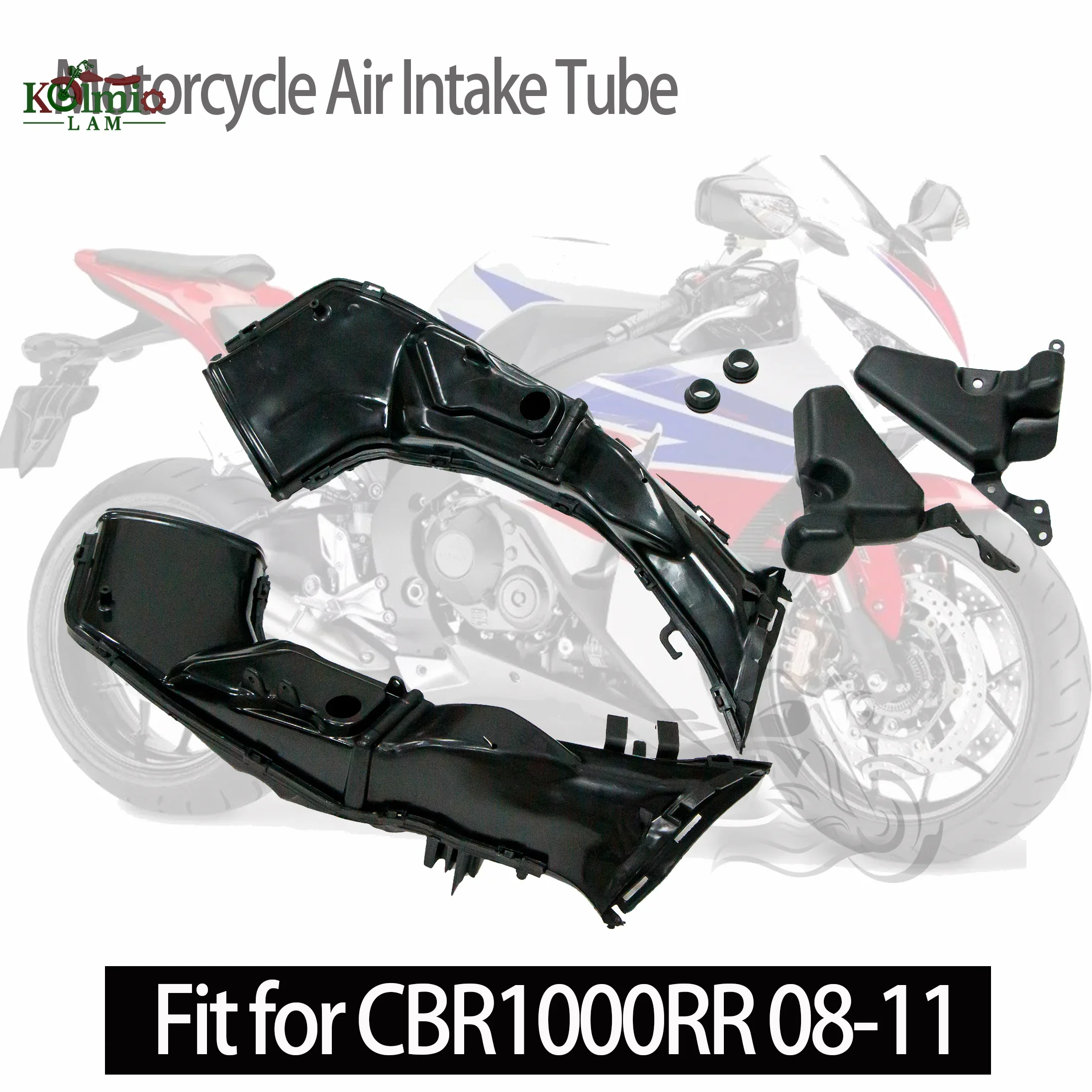 Fit For 2008 - 2016 CBR1000RR CBR 1000RR Motorcycle Ram Air Intake Tube Duct Pipe CBR 1000 RR 2009 2010 2011 2012 2013 2014 2015