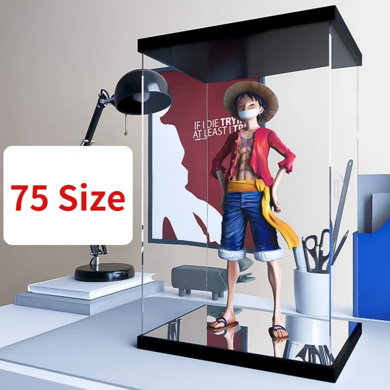 75 Size Custom Acrylic Display Box for Handmade Doll Model Blind Box Toy Transparent Storage with Free Custom Size Display Stand