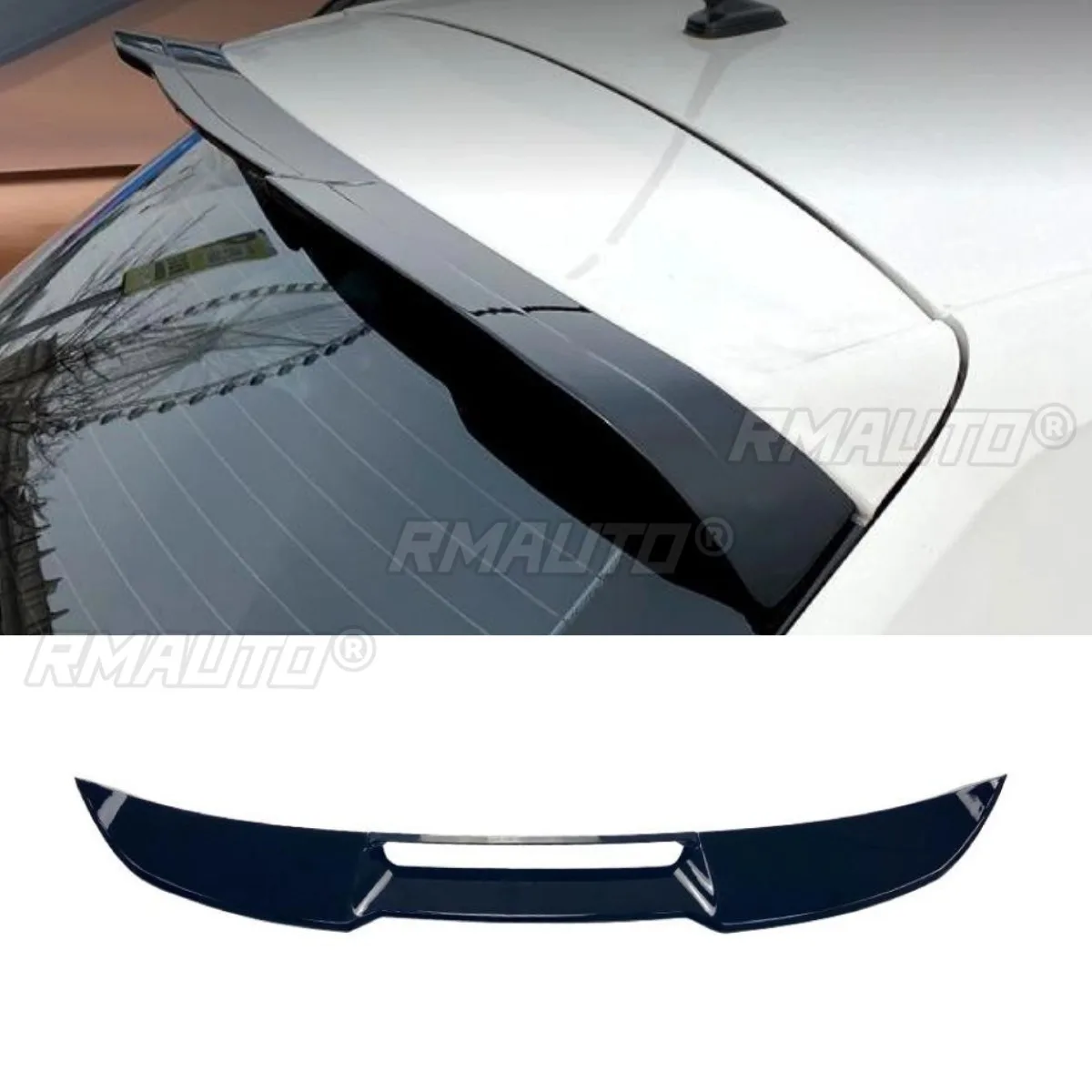

For Volkswagen Polo MK6 2018+ Car Rear Roof Spoiler Wing Modification Part Rear Roof Spoiler Wing Car Accessories Exterior Part