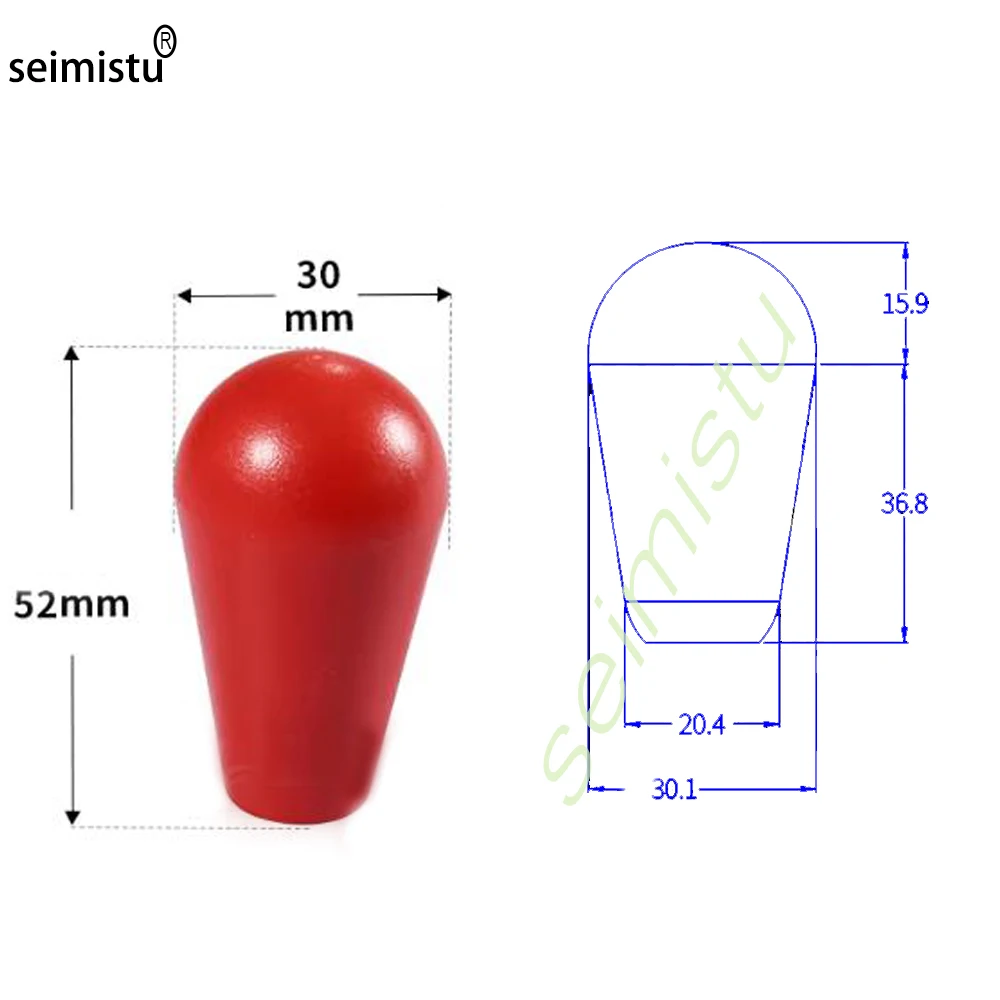 M6 Joystick TopBall American Ball Head für Happ Sanwa Zippy Joystick DIY Arcade Münzspielautomaten Ersatzteile – Detail 1