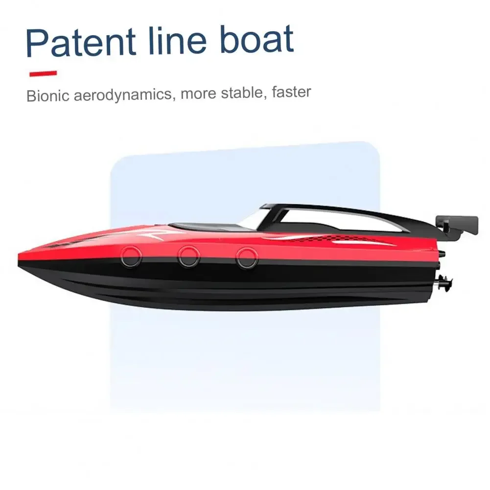 RC Boat With LED Lights 2.4G RC Boat RC Boat Kids Toy for Pools and Lakes Long Run Time Toys for Boys Children Birthday Gifts