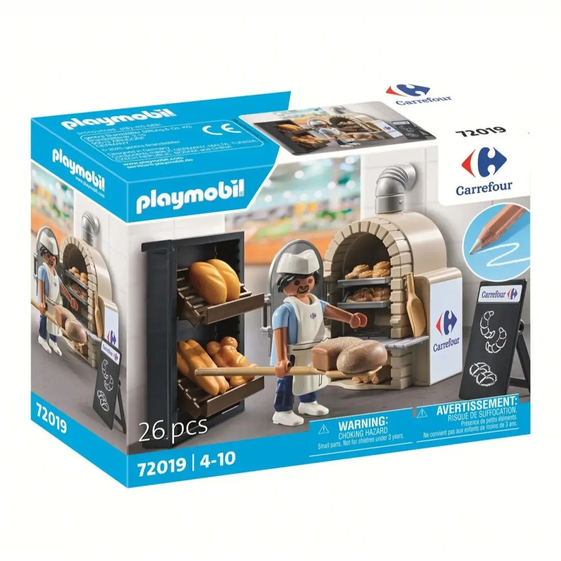 PLAYMOBIL 72019 Panadería Carrefour, Edición Especial Limitada, Juego de figuras +4 años