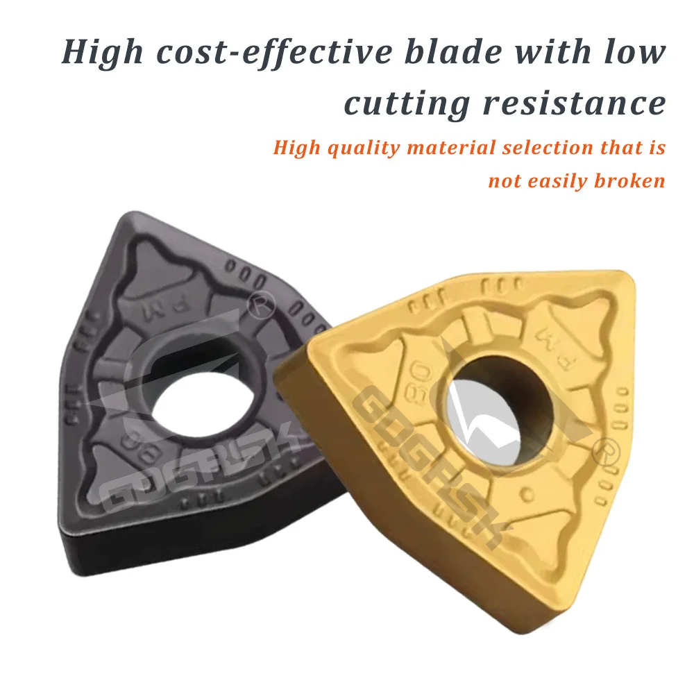 WNMG080404 PM DBC251 WNMG080408 PM WNMG080412 PM DBC251 DBC252 Tornio CNC Utensili per tornitura Inserto in metallo duro WNMG Utensile per tornitura esterna