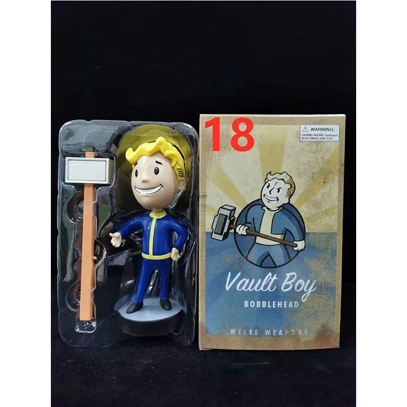 Bandai Wackelkopf Nette Vault Boy Vollen Satz Figur Spielzeug Anime Action Figure Statue Sammlung Modell Puppe Zimmer Ornament Spielzeug Kinder Geschenk 10