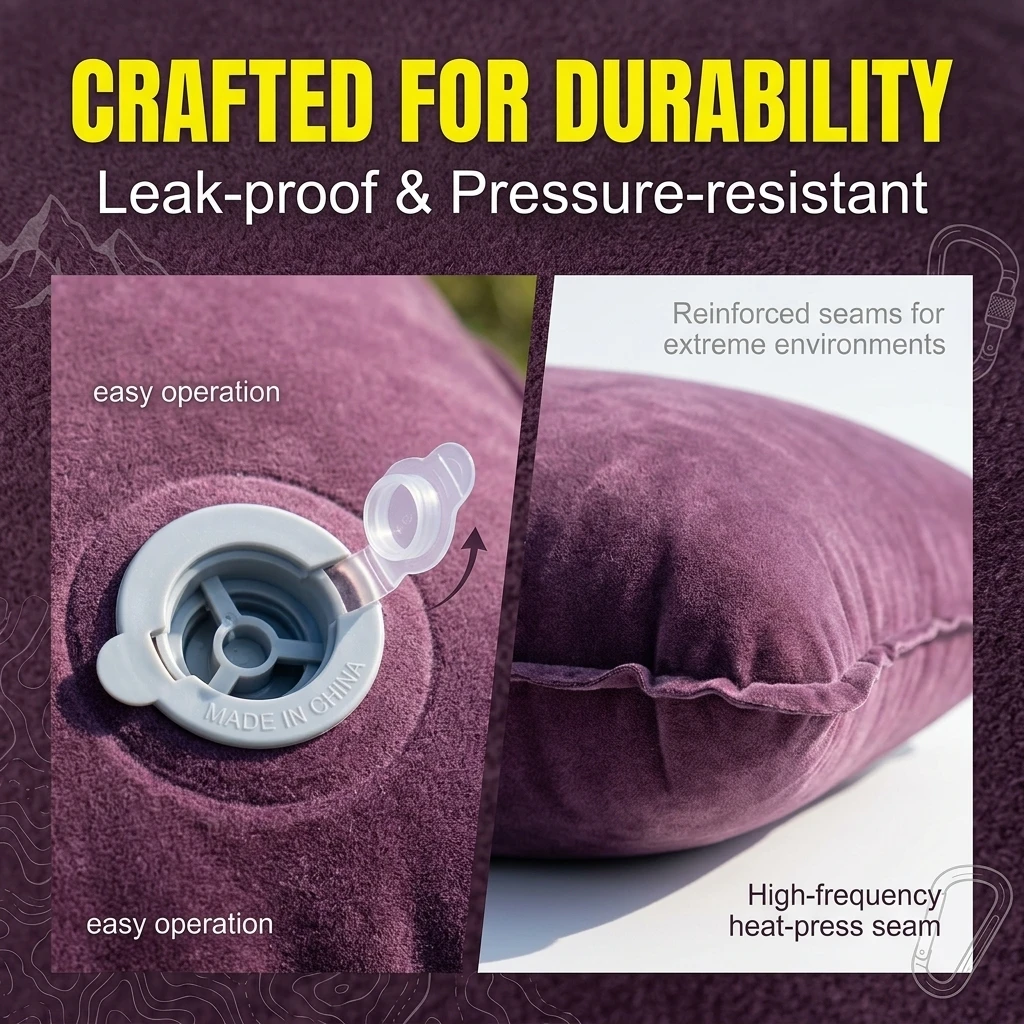 หมอนเป่าลมสำหรับเดินทาง พับเก็ - Outdoor Furniture Pillows บทวิจารณ์และราคา