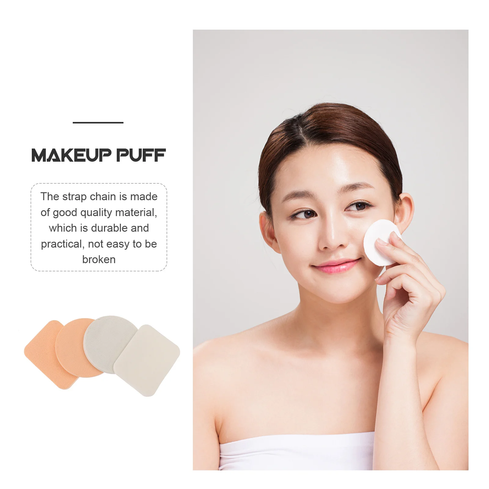 20Pcs 2 in 1 Face Powder Puff High Quality Reusable Makeup Sponge for Flawless Application Gentle on for Blusher
