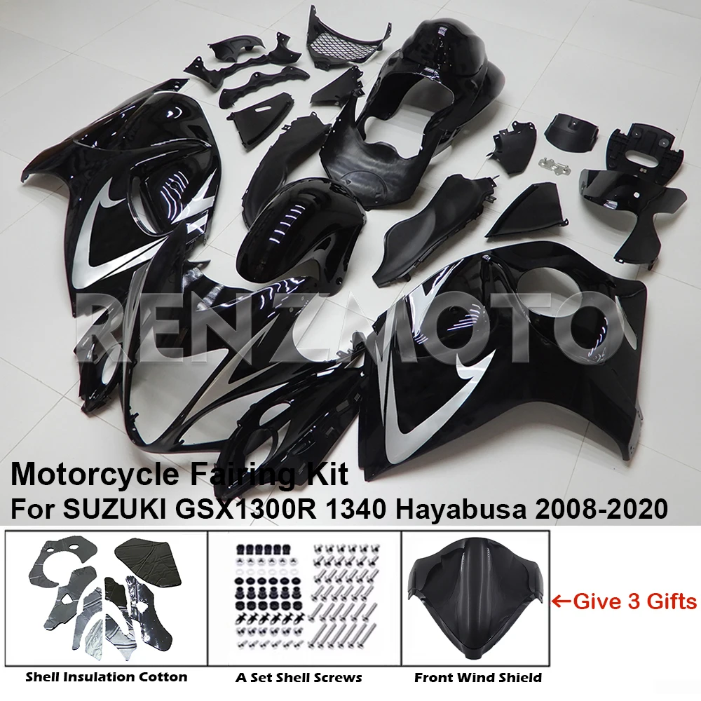 Motorcycle Fairing Set Body Kit Plastic For SUZUKI GSX1300R 1340 Hayabusa 2008-2020 Accessories Injection Bodywork S1308-108a