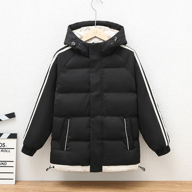 

Children Outerwear Warm Coat Sporty Kids Clothes Waterproof Windproof Thicken Boys Girls Cotton-Padded Jackets Autumn and Winter