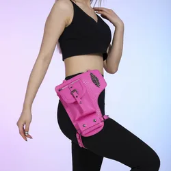 Leg Bag 2024 Fashion Women's Waist Bag PU Waistpack Thigh Hip Holster Belt Pack Female Outdoor Drop Fanny Pack Harness Bag