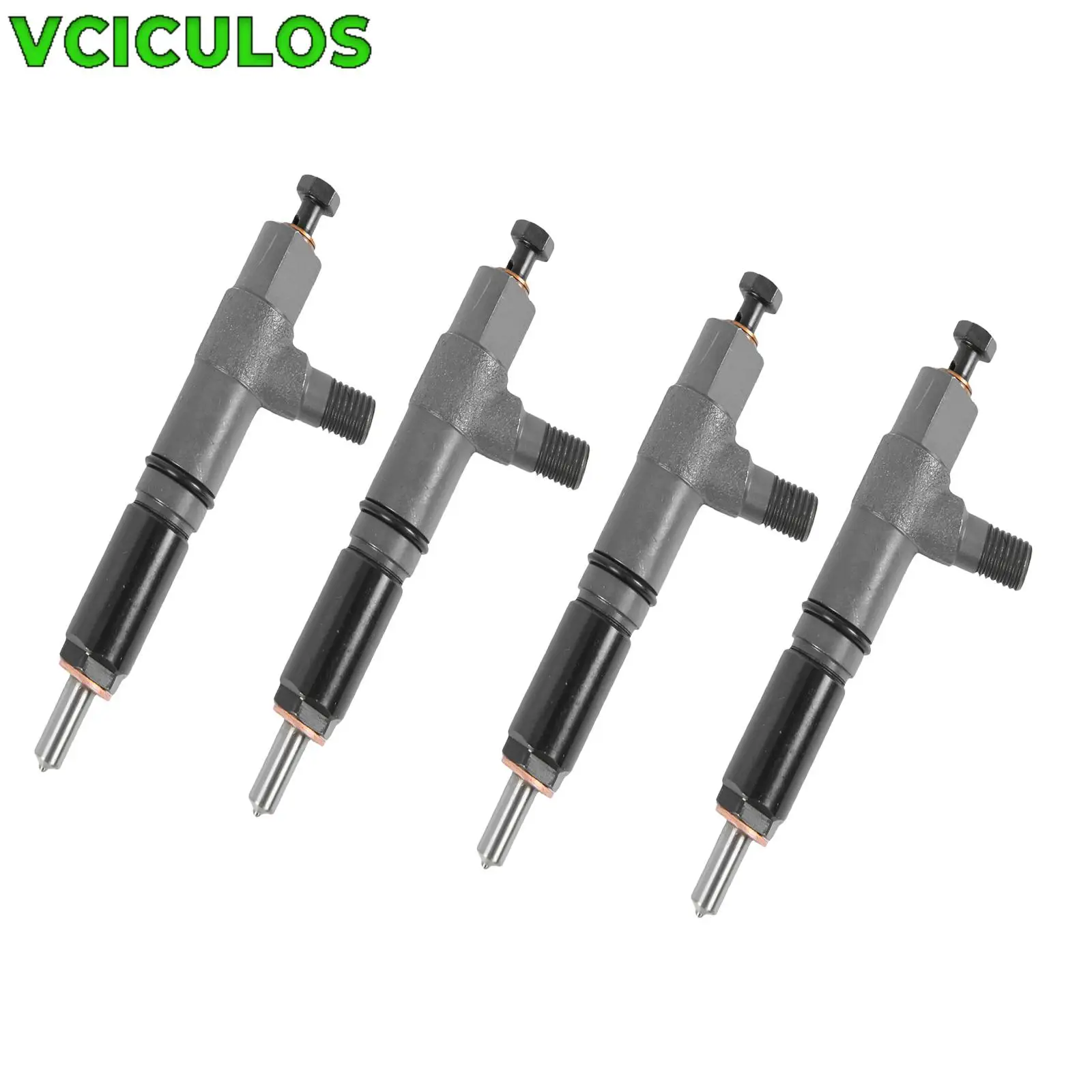 1G796-53001 1G796-53002 4PCS Fuel Injector For Kubota MDI Engine V2203 V2403 Hyundai Skid Steer Loader HSL650-7 Excavator Parts