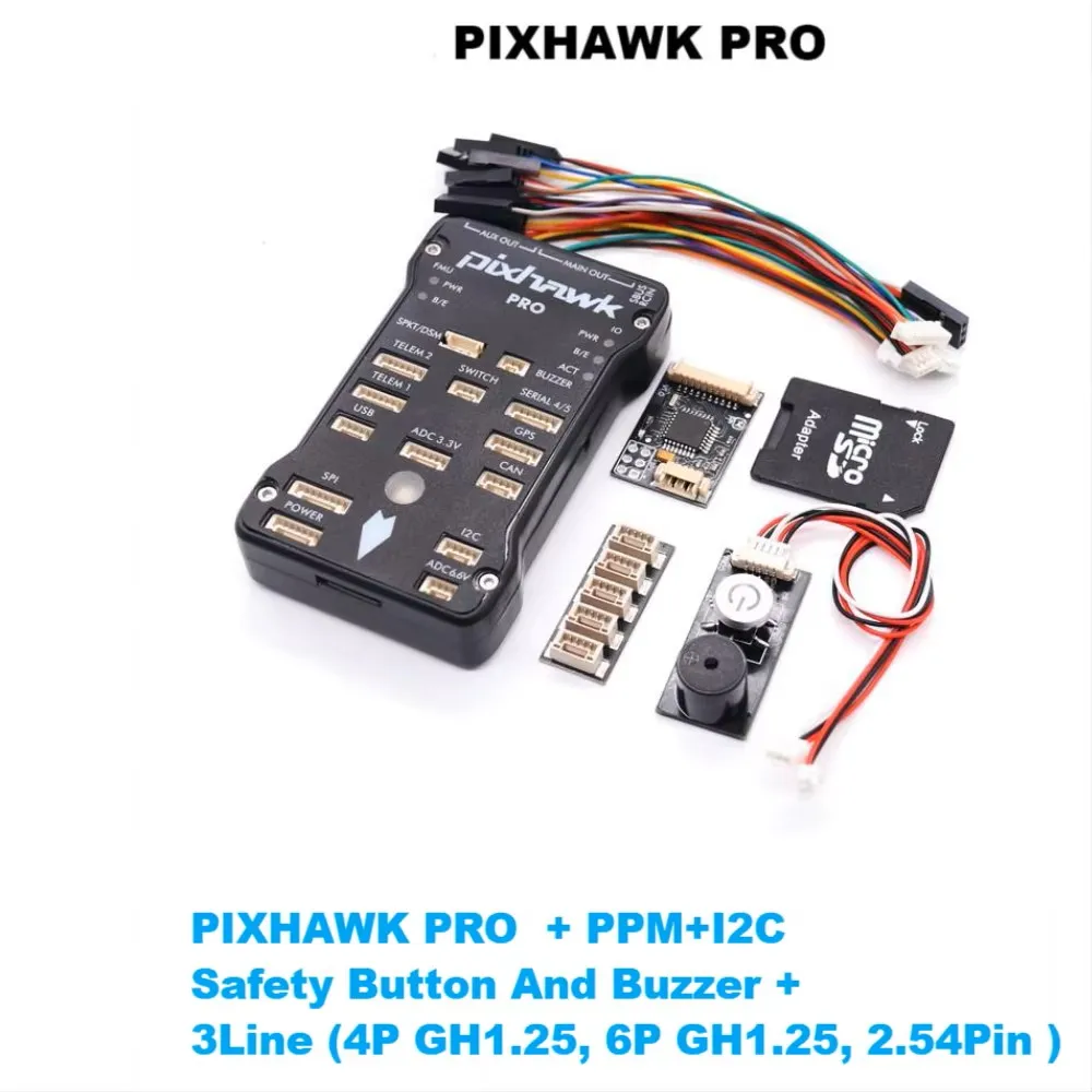 PIXHAWK PRO PX4 PIX 32 Bit Flight Controller PPM Encode I2C Safety Button Autopilot RC Quadcopter Ardupilot ArduPlane ArduRover