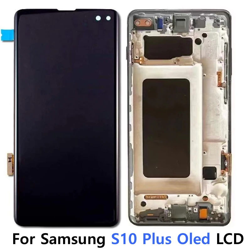 

100% Tested Incell LCD For SAMSUNG Galaxy S10 Plus LCD Display G975 G975F/DS Touch Screen S10 G973F/DS G973 Digitizer Assembly