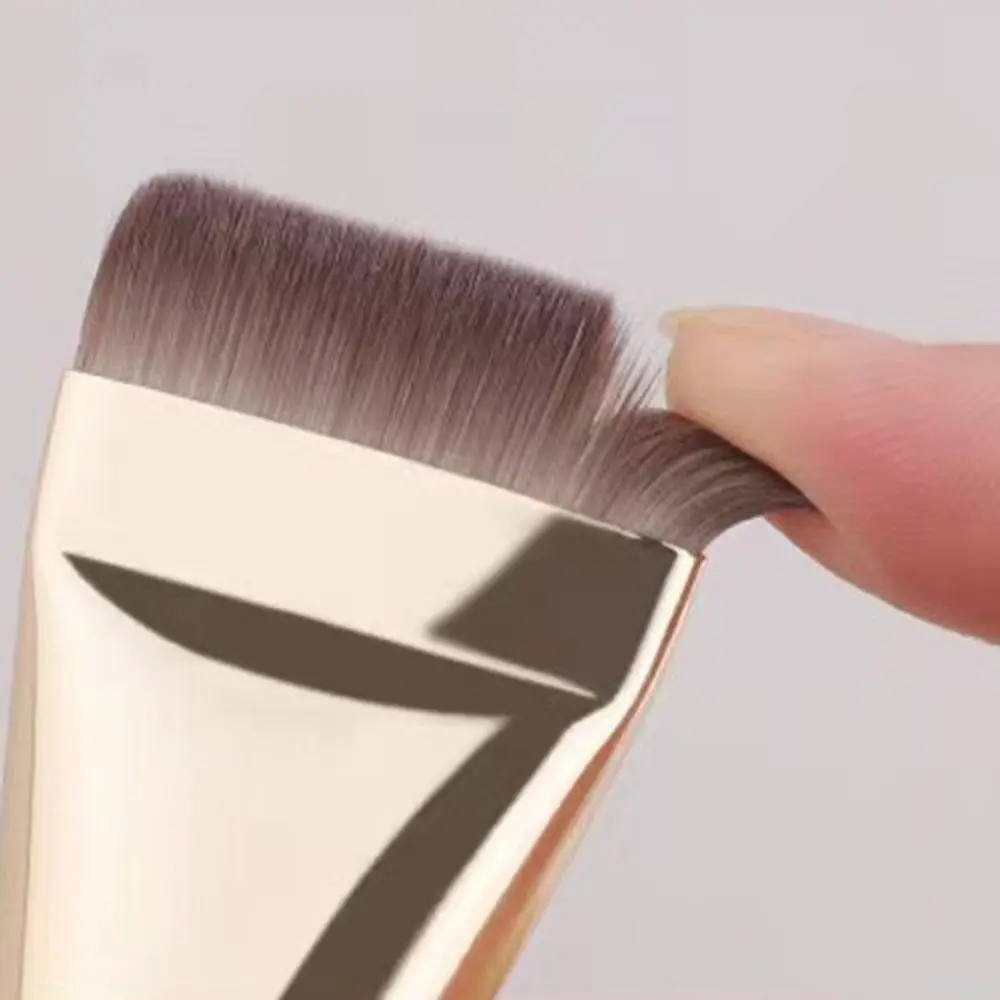 Portable Ultra Thin Foundation Brush Soft Smooth Flat Contour Brush Bevel Design Multifunction Makeup Brushes Women