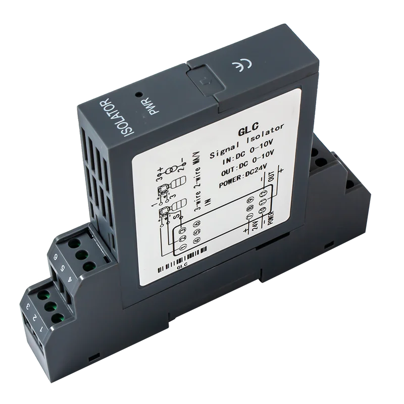 DC Galvanic Signal Isolator 4-20mA 0-10V 0-5V 1-5V to 0-75mV Signal Converter 1 In 1 Out 2 In 2 Out DIN Rail Signal Transmitter