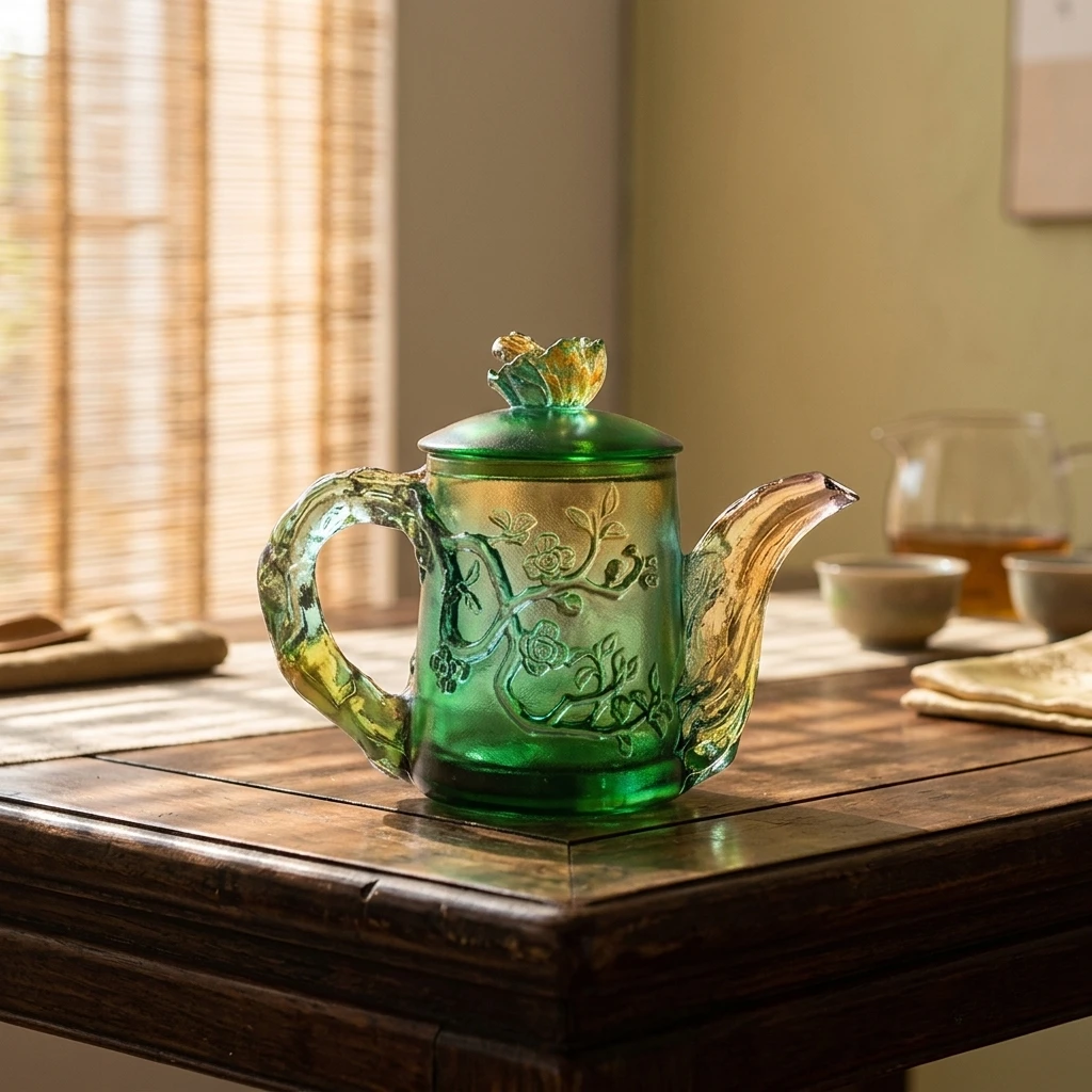 %II*Customizable High-end Crystal Glass Jar Art Lost-wax Process ArtFamily Brand HC.0305.AGB Jiangsu Origin Home Decor
