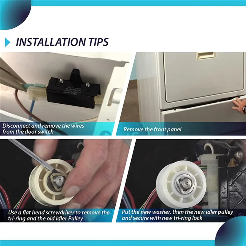 【FERRAMENTA manual】 5x modelador de secador 279640 substitui para secadores de roupas Whirlpool e Kenmore-substituir 3388672 697692 AP3094197 W10468057