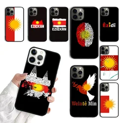 Yazidi Flag Ezidxan Phone Case For iPhone 17 Air 15 16 13 14 Pro Max 11 12 14 Pro Max Plus 13 12 Cover coque Fundas