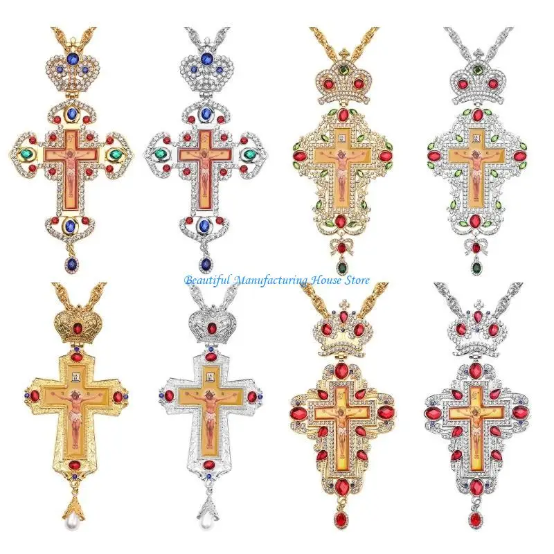 

E56A Elegant Chain Necklace Stylish Neck Jewelry Pendant Necklace Alloy Texture