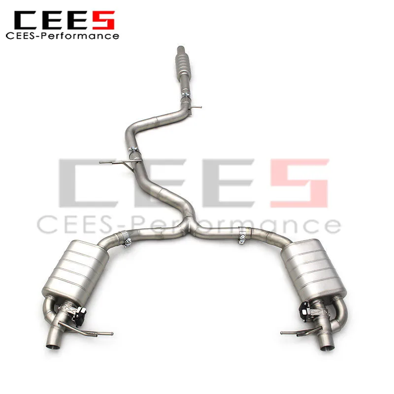 

CEES Valvetronic глушитель выхлопной системы для Skoda Octavia 2014-2017 гоночный автомобиль из нержавеющей стали выхлопная система побег выхлопная труба