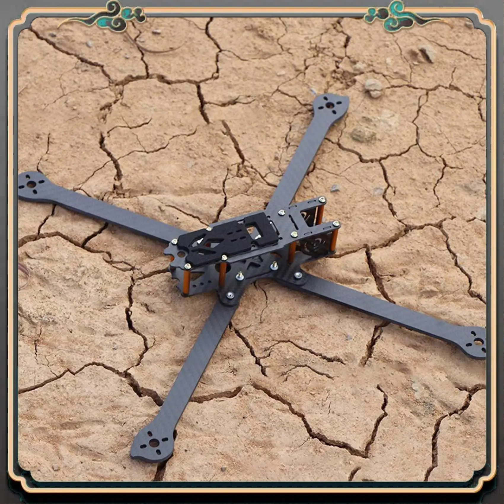 ASMA-For XL9 9 بوصة طقم إطارات من ألياف الكربون رف 390 مللي متر قاعدة العجلات دعم 2212 2213 2216 محرك لطائرة بدون طيار FPV كوادكوبتر سهلة Insta