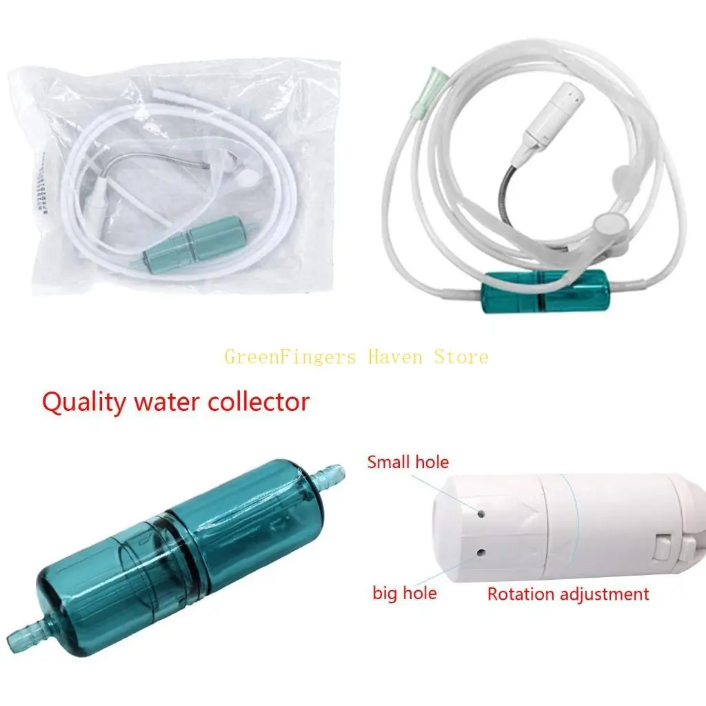 

F68D Headset Nasal Type Oxygen Cannula 2m Silicone Straw Tube Concentrator Generator