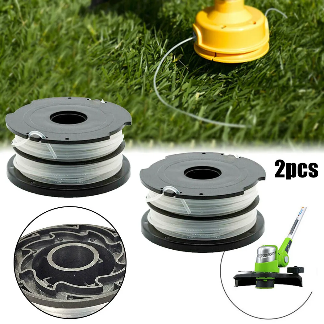 Replacement Spool and Line Set 2 Pack for Black & Decker String Trimmer Models GL660 GL670 GL675 GL680 GL685 GL690