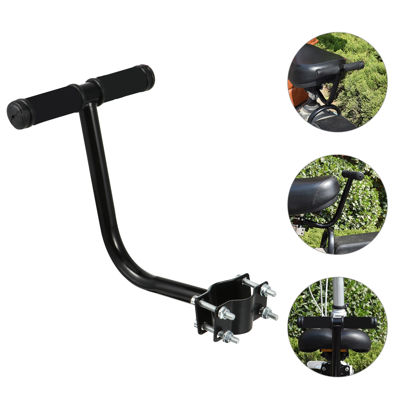 Bicycle Kids H rail Back Supplies Rear Kid Armrest Bike Seat H rail Mountain Bike Seat Armrest Children Bikes