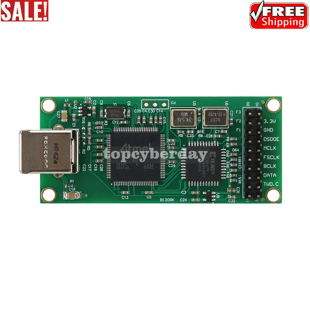 

USB Digital Interface 384K DSD512 w/ Same Chip Solution For Amanero USB IIS 2023