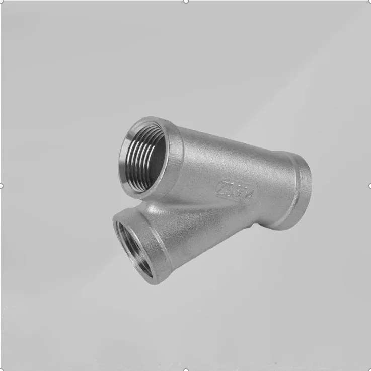 1/4'' - 2'' BSP Female Thread 304 Stainless Steel Equal 45 Degree Y Type DN8 - DN50 Water Pipe Fitting SS304 Joint Connector