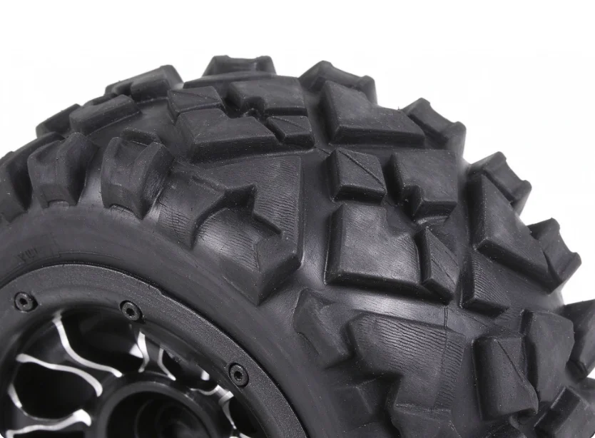 All metal wheel with tires assembly for ROFUN KM HPI BAJA 5B
