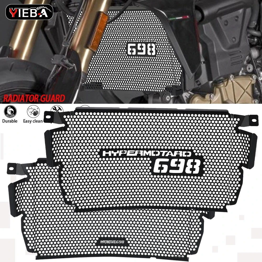 

2025 Motorcycle Accessories Radiator Grill Grille Guard Protection Cover Protector For Ducati Hypermotard 698 Mono RVE 2024-2026