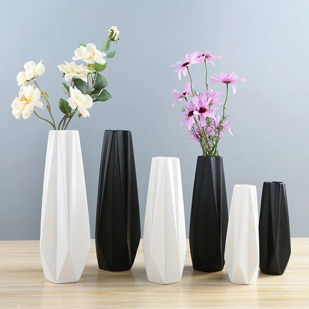 

1Pcs White Ceramic Flower Vase Japanese Style Desktop Decor Flower Arrangement Desktop Vase Home Decor